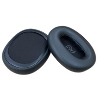 Almohadillas de repuesto para auriculares Edifier W820BT W828NB con aislamiento de ruido y graves mejorados, almohadillas de cuero proteico