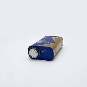 Bidon métallique vide pour huile moteur, 1 litre, avec couvercles - Product Image 4