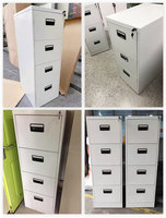 Armoires à tiroirs verticaux en métal, armoires de classement en acier, mobilier de bureau moderne, meubles scolaires, rangement pour dossiers A4
