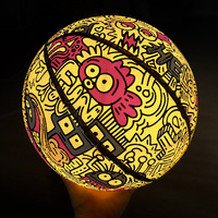 Balle de basket-ball lumineuse et rechargeable personnalisable de qualité assurée