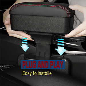 Anjuny, accesorios para el <span class=keywords><strong>interior</strong></span> del coche, caja de consola de almacenamiento, reposabrazos, reposabrazos automático Universal - Product Image 6