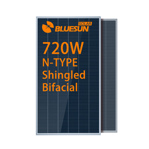 Nuevos Paneles Solares Bifaciales Bluesun de 660w 700W 710W 720W para su Fábrica y Hogar - Product Image 1