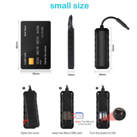 Jimiiot Wetrack Lite GV25 Mini Traceur GPS 4G pour Voiture, Positionnement en Temps Réel, Fonction Anti-Choc pour Véhicules, Motos, Camions