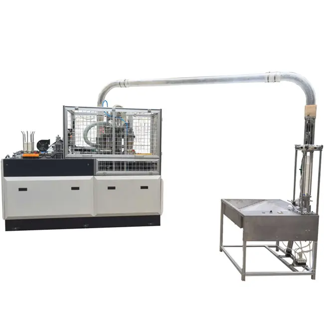 Высокоскоростная автоматическая машина для производства кофейных бумажных стаканчиков, формовочная машина для бумажных картонных стаканчиков с коллектором