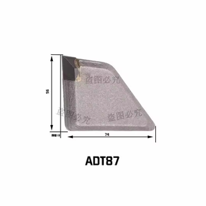 Venta caliente C21 Dientes de bala de carburo para <span class=keywords><strong>Bauer</strong></span> Rock Auger 25mm Selección de corte de perforación rotativa - Product Image 1