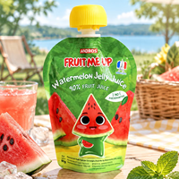 Pochettes alimentaires verticales à bec verseur, surface mate, résistantes à la déchirure et aux liquides acides, anti-affaissement sous pression négative, impression personnalisée pour boissons