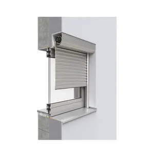 2023 Fashionable Decorative Kitchen Cabinet Aluminum Roller Shutter Window