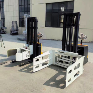 Produttore Custom bidone quadrato ribaltabile pinza elettrica carrello elevatore a morsetto rotante 90 °/360 ° Stacker con morsetto quadrato - Product Image 2