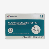 Kit de test HbA1c pour lecteur d'hémoglobine A1c, analyseur d'hémoglobine A1c, analyseur de sang HbA1c, kits de test A1c à domicile, uniquement les tests, pas de machine