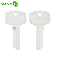 XINYE Vente en gros de clés vierges pour portes et armoires OEM/ODM, clés vierges non taillées en laiton/nickelé pour une duplication facile des clés et une installation simplifiée
