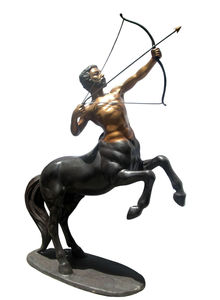 Arte <span class=keywords><strong>classica</strong></span> stile greco figurina a grandezza naturale uomo statua in bronzo centauro scultura - Product Image 3