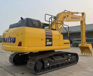 Excavatrice sur chenilles <span class=keywords><strong>Komatsu</strong></span> PC200 d'occasion, 20 tonnes, hydraulique, diesel, avec moteur et boîte de vitesses, origine Japon, à vendre - Product Image 2