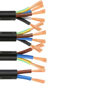 300V/500V hogar RVV chaqueta Cable 0,75 1,0 1,5 2,5mm Cable de PVC