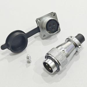 Prise et fiche d'aviation WS20 2 à 15 broches en alliage de zinc chromé plaqué or, montage sur panneau en cuivre pour remplacement et réparation - Product Image 5