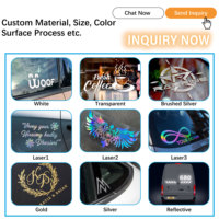 Autocollants en vinyle personnalisés pour voitures, Autocollants découpés à l'emporte-pièce, Autocollant en PVC de marque privée