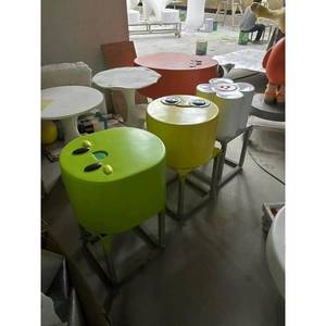 Sillas de Resina FRP de Tamaño Personalizado con Forma de Dibujos Animados para Jardín de Infancia y Parque Infantil al Aire Libre - Product Image 3