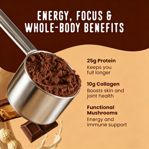Poudre <span class=keywords><strong>de</strong></span> protéines tout-en-un OEM/ODM saveur chocolat-<span class=keywords><strong>cacahuète</strong></span> pour smoothie, substitut <span class=keywords><strong>de</strong></span> repas anti-âge pour le soutien des articulations et des muscles maigres - Product Image 3