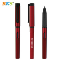 Stylo publicitaire BKS au meilleur prix, encre liquide 0,5 mm, logo personnalisé, couleur, matériau plastique, pour école et bureau, faible MOQ, usage promotionnel, 14 cm