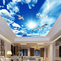 Film de plafond tendu pour la décoration intérieure avec motif imprimé UV Plafonds suspendus modernes Film de plafond tendu