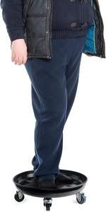 <span class=keywords><strong>Support</strong></span> <span class=keywords><strong>de</strong></span> pot <span class=keywords><strong>universel</strong></span> moderne en plastique PP noir robuste avec roulettes, pour intérieur et extérieur, 12 pouces - Product Image 5