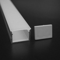 Dimmable Led Bandes D'éclairage Profil En Aluminium En Aluminium Led Profil Barre Lumineuse Flexible pour Led Boîte À Lumière