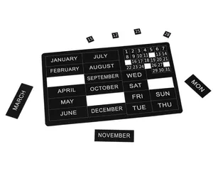 화이트 보드 및 냉장고, 주 및 달의 자기 일 달력 자석 번호
