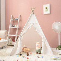 1.3m tente pour enfant jouer maison Wigwam enfants Portable S tipi Infantil fille chambre fête cadeau