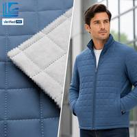 Tela de Algodón Acolchada a Cuadros de Alta Calidad Personalizada, Forro Polar Cálido de Doble Cara para Chaqueta de Invierno, Fabricante Mayorista