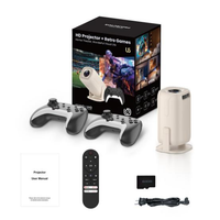 SYTA Nouveau Mini Projecteur de Jeux U5 200ANSI avec WiFi6 BT Projecteur Portable pour Cinéma à Domicile et Jeux