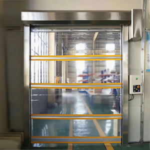 Puerta Rápida Enrollable de <span class=keywords><strong>PVC</strong></span> Industrial de Alta Velocidad, Automática y Flexible, para <span class=keywords><strong>Entrada</strong></span> de Almacén, Taller o Fábrica - Product Image 5