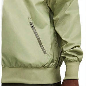 Chaqueta Bomber para Hombre LONG MISSION INDUSTRY, Diseño Color Block, Sin Capucha, Cortavientos, Transpirable, Cierre de Cremallera, Informal, Invierno, Corte Regular - Product Image 6