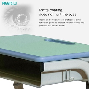 Modern Wood Plastic <b>Desk</b> Chair <b>Set</b> for Home Office and Primary School Workshop for Middle Children's Classroom Furniture Use - Product Image 6