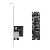 Tarjeta Ethernet 5GBase-T de 1 Puerto y 5000 Mbps, M.2 B Key/M Key a PCIe, con Controlador LAN RJ45 Realtek RTL8126 para Servidor