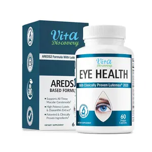 Capsules de massage pour les yeux, 2 vitamines Bilberry, vitamine C, accessoire de santé en Zinc, écran d'ordinateur, tache oculaire et Vision