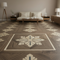 Parquet sur mesure, parquet à motif français, bois d'ingénierie pour intérieurs élégants, parquet au design moderne