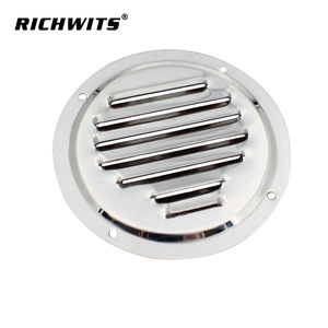 RICHWITS Disque de ventilation rond en acier inoxydable 4,5 pouces avec fixation par vis, grille de sortie d'air - Product Image 5