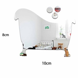 Acrylic Bathroom <b>Wall</b> Stickers Male Female Figures Waterproof <b>Mirror</b> Decals Minimalist Design Irregular Shape - Product Image 3