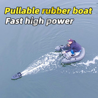 Bateau à appât télécommandé sans fil 12V haute vitesse et haute puissance, positionnement GPS 99 points, matériau ABS, charge utile de 2,5 kg