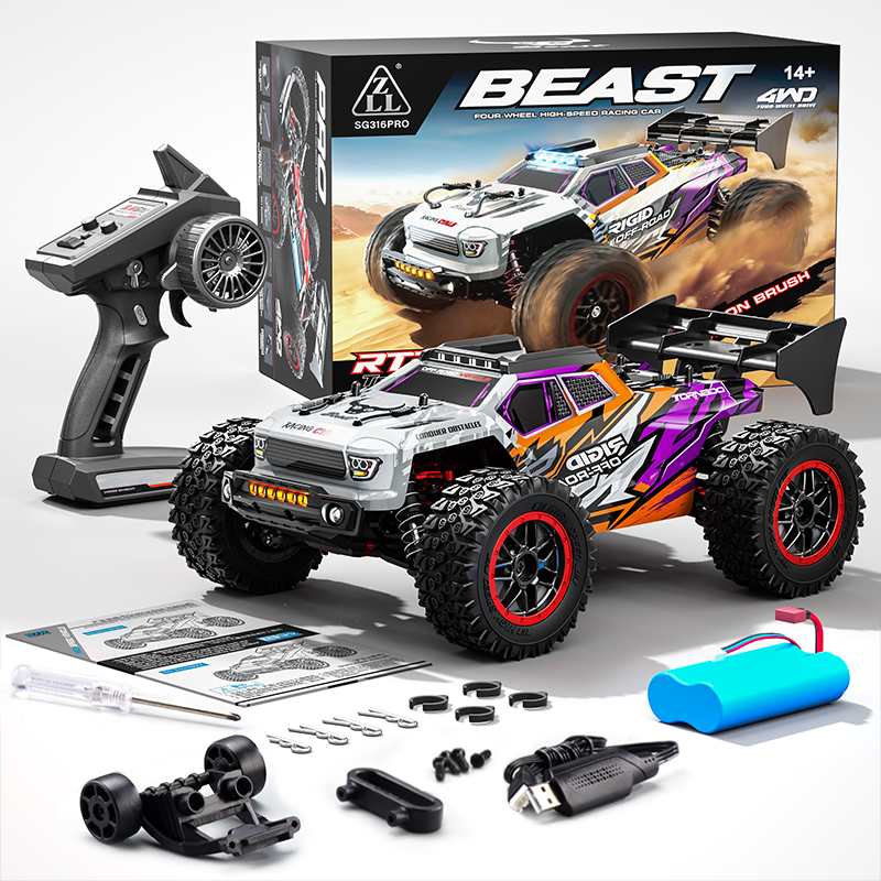 ZLL SG316 PRO RC Car - High Speed 4WD with LED Lights