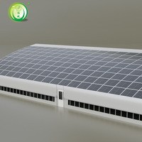 Invernadero de Vidrio con Panel Solar Fotovoltaico para Agricultura, Venta al por Mayor de Fábrica Jiapei