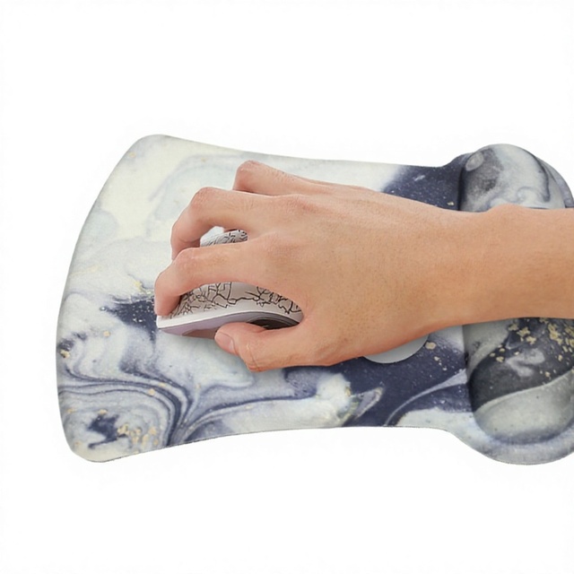 Wrist-support Silicone Gel Mouse Pad Non-slip Thickened Japanese-style Minimalist E-sports Office Desk Matwholesale