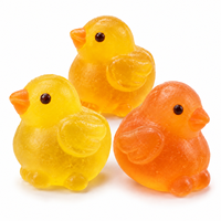 Bonbons gélifiés en forme de poussin de Pâques en petits paquets pour la vente en gros