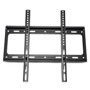 Support de montage mural pour téléviseur fixe Conception à profil bas pour la plupart des téléviseurs à écran plat LED LCD 26-65 pouces Ultra Slim VESA 400x400mm jusqu'à 88LBS