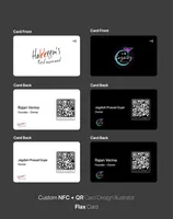 Tarjeta de Presentación Digital con Impresión Personalizada y Capacidades NFC y QR