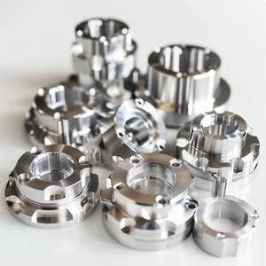 Tùy chỉnh 4 5 trục <span class=keywords><strong>CNC</strong></span> phay bộ phận máy tiện Brass nhôm thép không gỉ <span class=keywords><strong>CNC</strong></span> phay quay gia công bộ phận kim loại - Product Image 1