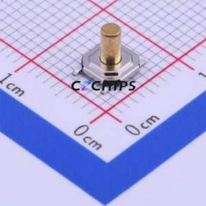 TS-1187A-C-J-B Tactile Switch SMD Switch Single Pole Single Throw Round Button 2.6N Vertical Mount - Product Image 1
