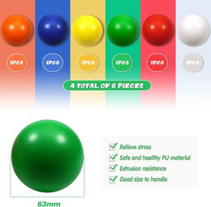 Promotion Custom LOGO Anti Pu Stress Balls PU <b>Toys</b> Customized Stress Ball With Logo for Adults and Kids - Product Image 2