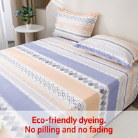 Parure de draps en coton 100 % personnalisée en gros – Draps-housses et draps plats super doux pour lits Queen et King Size