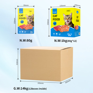 Nourriture humide <span class=keywords><strong>pour</strong></span> chats <span class=keywords><strong>en</strong></span> sachet, saveur poulet, qualité supérieure, vente <span class=keywords><strong>en</strong></span> <span class=keywords><strong>gros</strong></span> d'usine, pâtée de viande, friandises humides <span class=keywords><strong>pour</strong></span> chats - Product Image 4