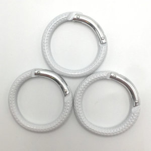 Lớn Tròn nhôm <span class=keywords><strong>Carabiner</strong></span> móc kim loại tròn với kết thúc đồng bằng - Product Image 2